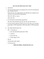 BÀI TẬP LỚN MÔN MẠNG MÁY TÍNH