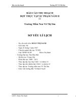 BÁO CÁO THỰC TẬP SƯ PHẠM NĂM 2