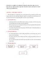 NGHIÊN CỨU MỐI QUAN HỆ GIỮA HÀI LÒNG NHU CẦU CƠ BẢN, NỖ LỰC TRONG CÔNG VIỆC ĐỐI VỚI LÒNG TRUNG THÀNH CỦA NHÂN VIÊN SALE-MARKETING