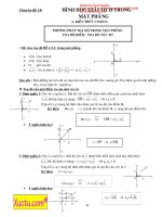 Vector và các đường trong mặt phẳng
