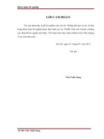 luận văn quản trị nhân lực THỰC TRẠNG CÔNG TÁC ĐÀO TẠO VÀ PHÁT TRIỂN NGUỒN NHÂN LỰC Ở CÔNG TY TNHH VINAFCO