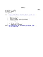 luận văn quản trị nhân lực Một số giải pháp nhằm hoàn thiện công tác tuyển dụng nhân sự tại Công ty TNHH Tin học Thiên Nam