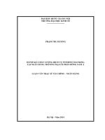 Đánh giá chất lượng dịch vụ Internet Banking tại ngân hàng TMCP Đông Nam Á