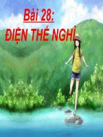 Bai 28 Dien the nghi