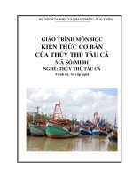 giáo trình nghề thủy thủ tàu cá MH01 kiến thức cơ bản của thủy thủ tàu cá