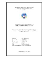 luận văn quản trị nhân lực Nâng cao công tác tạo động lực cho người lao động tại Công ty cổ phần AIN