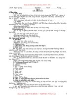 Giao Án TD 9 Chuẩn Kì I( Hạnh)