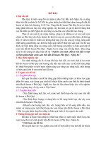 tóm tắt luận án tiến sĩ  Nghiên cứu tính chất lý hóa đất và một số biện pháp thâm canh cam trên đất đỏ bazan Phủ Quỳ - Nghệ An