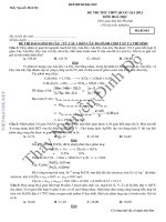 tuyển tập bộ đề thi thử đại học môn hóa 2015 giải chi tiết