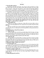 tóm tắt luận án tiến sĩ  Xác định cơ cấu sử dụng đất nông nghiệp hợp lý trên vùng đất bạc mầu Bắc Giang