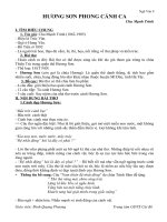 HUONG SON PHONG CANH CA