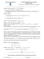 Cấu trúc mới nhất kì thi THPT 2015