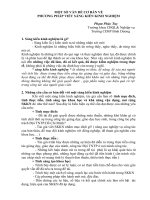 Một số vấn đề cơ bản để viết sáng kiến kinh nghiệm