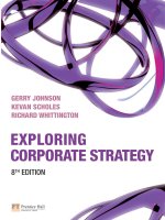 Exploring corporate strategy (8th edition)