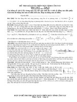 Đề chọn HSG cấp trường