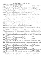 ĐỀ KIỂM TRA KỲ 2 HOA 12-2011