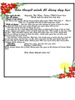 bài thuyết minh cho bài Bếp lửa