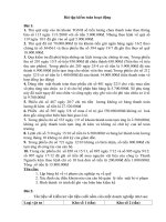 giải bài tập kiểm toán hoạt động