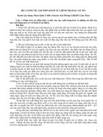 Đề cương ôn tập lớp TCLLCT KT chính trị mác-lê