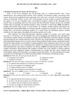 tuyển tập gần 50 đề thi thử đại học môn tiếng anh có lời giải cực chi tiết và hay