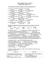 Bo de thi tieng anh tron bo new