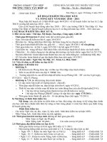 Kế hoạch kiểm tra và tổng kết năm học 2010 - 2011