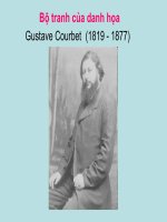 Tranh của danh họa Gustave Courbet