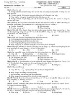 Đề kiểm tra 1 tiết chương 4 năm 2011