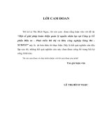 luận văn quản trị nhân lực Một số giải pháp hoàn thiện quản lý nguồn nhân lực tại Công ty Cổ phần Đầu tư - Phát triển Đô thị và Khu công nghiệp Sông Đà - SUDICO