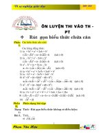 ÔN THI VÀOTHPT
