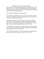 KÍNH NHỜ THẦY CÔ VÀ CÁC BẠN LÀM GIÚP