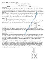 kiem tra vat ly 11 hoc ky 2