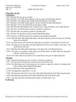 Giáo án KT kỳ II vật lý 8