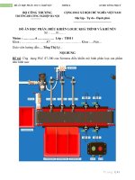 ĐỒ ÁN: Ứng  dụng PLC S7200 của Siemens điều khiển mô hình phân loại sản phẩm