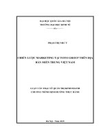 Chiến lược Marketing tại TOTO Group trên địa bàn miền Trung Việt Nam