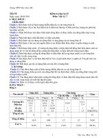 Giáo án KT kỳ II vật lý 7