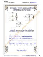 Vật lý 12 chuyên đề Dao đông và sóng