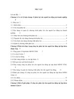 luận văn quản trị  nhân lực Cải tiến công tác phúc lợi cho người lao động tại tập đoàn MINH TÂM