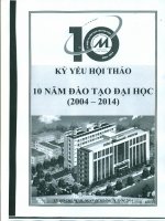 Đào tạo sau đại học tầm nhìn và việc cần làm