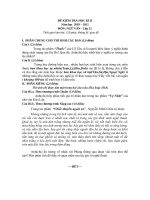 Đề Tham khảo thi hoc kì 2