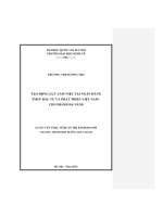 Tạo động lực làm việc tại Ngân hàng TMCP Đầu tư và Phát triển Việt Nam - Chi nhánh Đà Nẵng