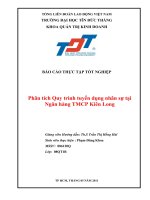 luận văn quản trị nhân lực Phân tích Quy trình tuyển dụng nhân sự tại Ngân hàng TMCP Kiên Long