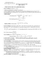 đề thi thư đại học +đap an 2011