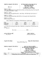 D­e thi +Dap an Dia 7, 8, 9 HK II