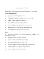 Architecture English Exercise Unit 01