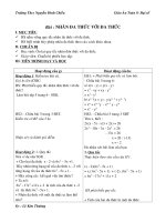 Giáo án điện tử môn Toán lớp 8 bài “Nhân đa thức với đa thức”