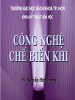 Chương 1 Khái niệm chung (Môn Công nghệ chế biến Khí).PPT