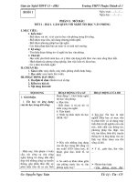 Giáo án nghề   tin học văn phòng 11 – học kì 1   THPT thuận thành số 1