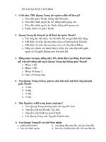 ÔN TẬP LỊCH SỬ CUỐI HKII