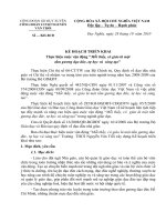 KH cuoc vận động